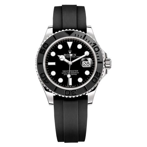 rubber strap rolex yacht master